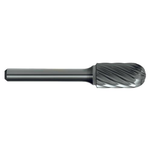 BURR, CYLINDRICAL, WITH RADIUS END, 3/8" X 3/4" ALUM SC3AC
