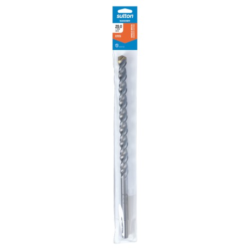 MASONRY DRILL BIT, M20(20MM) X 400MM, DOUBLE BRICK, SNGLPK