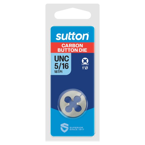 BUTTON DIE, UNC 5/16" X 1" DIA