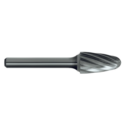 BURR, TREE SHAPE, WITH RADIUS END, 3/8" X 3/4" ALUM SF3AC