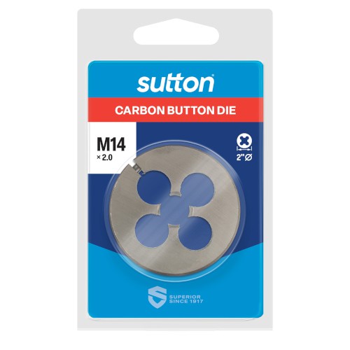 BUTTON DIE, M14 X 2, 2" DIA