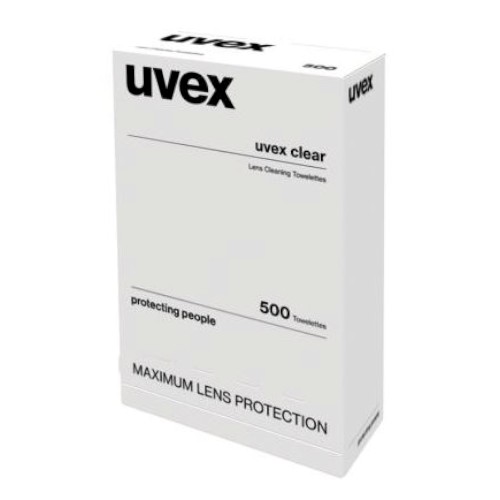 LENS TISSUE WIPES, UVEX (500)