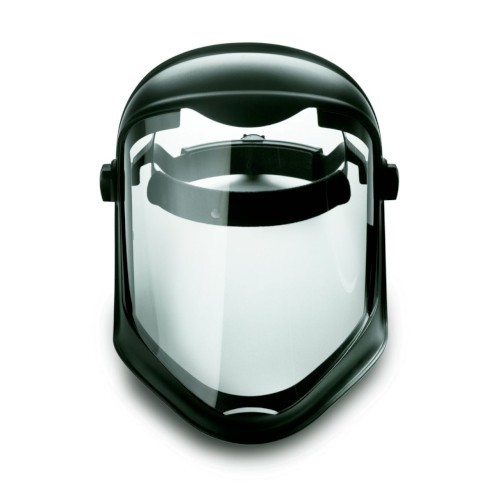 FACE SHIELD, BIONIC, W- CLEAR UNCOATED ACETATE AND POLYCARBONATE VISOR