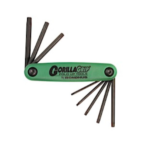 TORX SET GORILLAGRIP T6-T25 BONDHUS