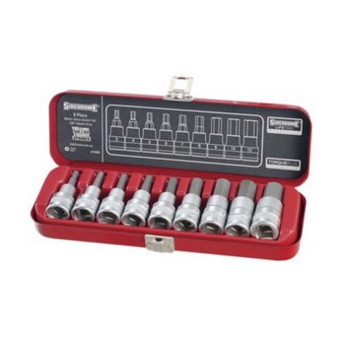 100005801_1040.JPG SOCKET SET, 3/8" DR, 9 PCE, INHEX, METRIC 3-12MM, SIDCHROME