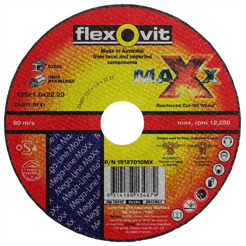 100006078_1216.JPG DISC, METAL CUTTING, 125 X 1 X 22MM, 2 MAXX