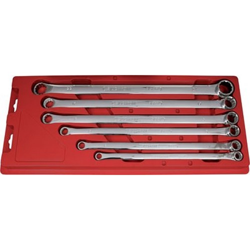 SPANNER SET, FLAT RING, METRIC, 6 PCE, SIDCHROME