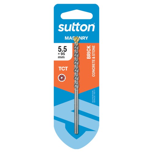 MASONRY DRILL BIT, M5.5(5.5MM) X 95 SF.SNGLPK