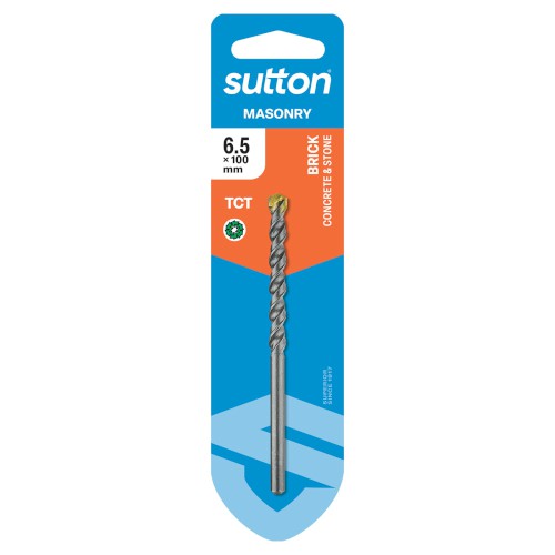 MASONRY DRILL BIT, M6.5(6.5MM) X 100 SF.SNGLPK