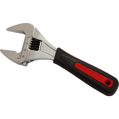100006860_1639.JPG ADJUSTABLE WRENCH, 200MM (8") CHROME BIGMOUTH, SIDCHROME