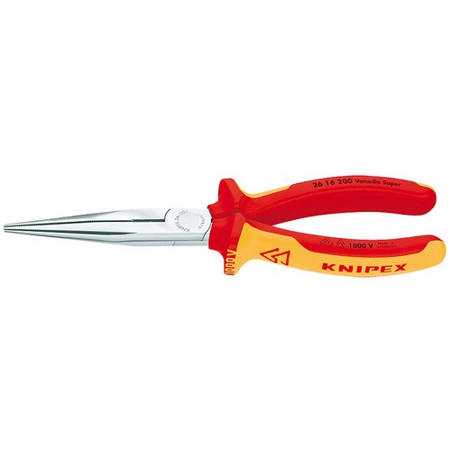 LONG NOSE PLIERS, 200MM (8") 1000VOLT