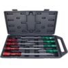 SCREWDRIVER SET, 8 PCE, THRU-TANG, INDUSTRIAL, SIDCHROME