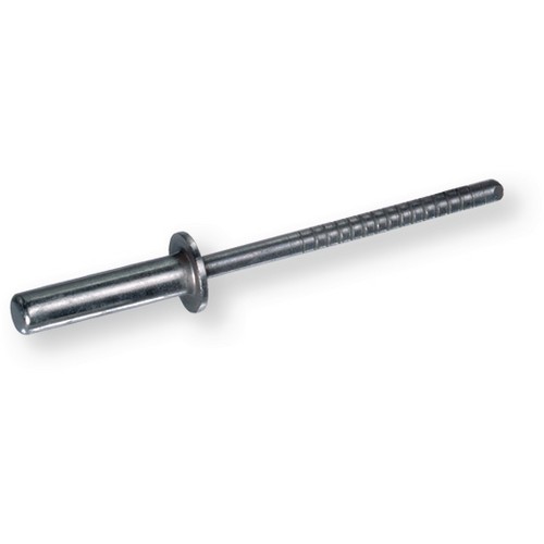 RIVET, TRUSS HEAD, DIA 1/8" GRIP 9.5-12.7MM LENGTH 16.4MM S/S (100)