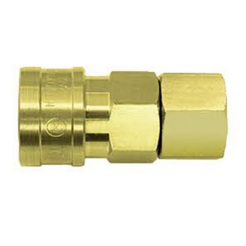 COUPLING, BRASS, 3/8" BSPF, NITTO 30SFB