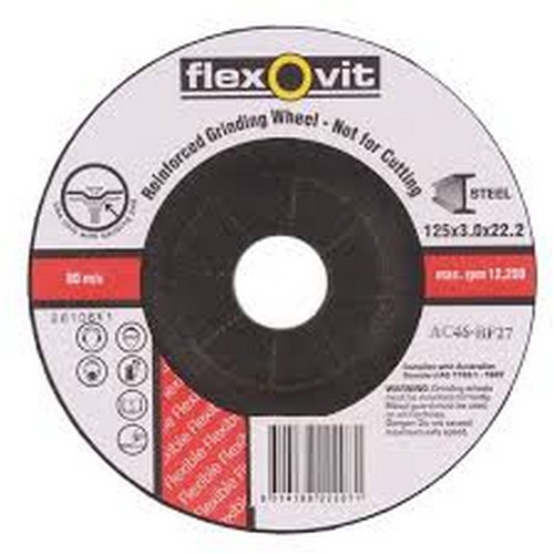 DISC, METAL, FLEXIBLE, 125 X 3 X 22 AC46