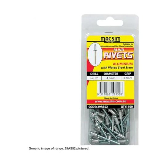 100010579_41991.PNG RIVET, TRUSS HEAD, DIA 3/16" GRIP 4.8-6.4MM LENGTH 11.3MM ALUM (50)