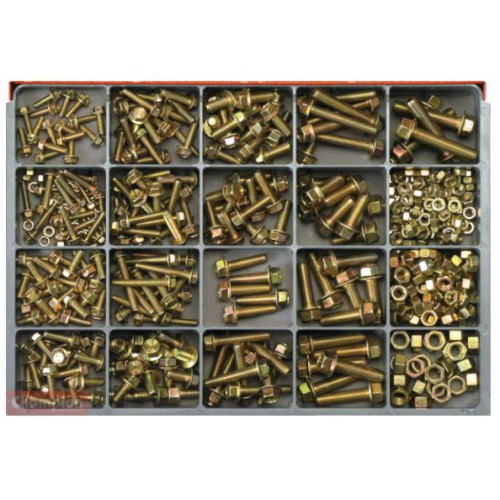 100012759_36085.JPG CHAMPION KIT, METRIC FLANGE HEAD BOLTS GR8.8 MASTER KIT, 17 SIZES