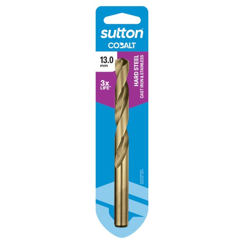 JOBBER DRILL BIT, 13MM, COBALT