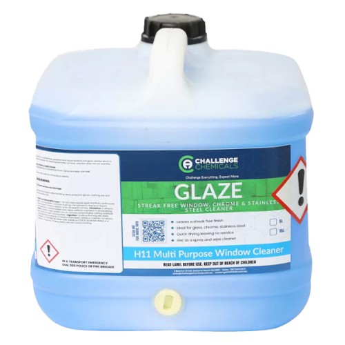 WINDOW CLEANER, GLAZE, 15 LTR CHALLENGE