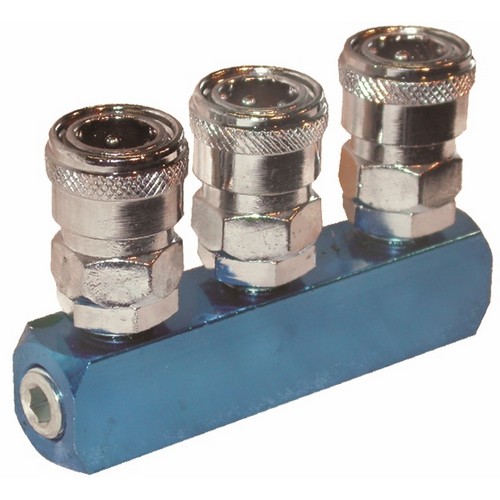 3 WAY IN-LINE QUICK COUPLER