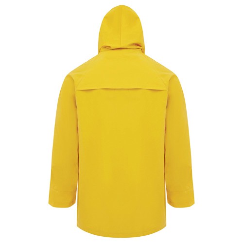 JACKET, WATERPROOF, 3/4" LENGTH, SAFETY YELLOW, SIZE L