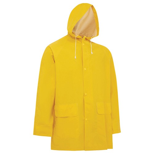 100015137_78487.JPG JACKET, WATERPROOF, 3/4" LENGTH, SAFETY YELLOW, SIZE M