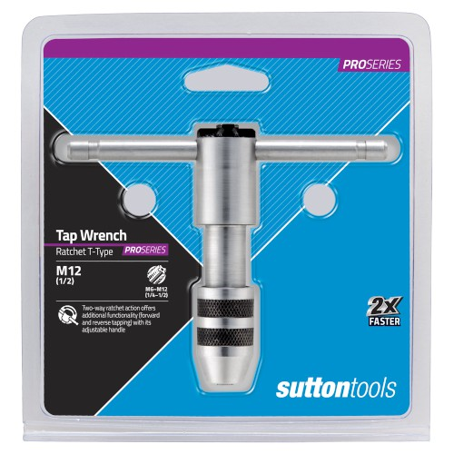 TAP WRENCH, RATCHET, 1/4" - 1/2"