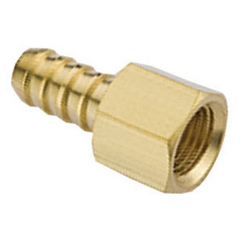 HOSETAIL, BRASS, 8MM X 1/4" BSPF