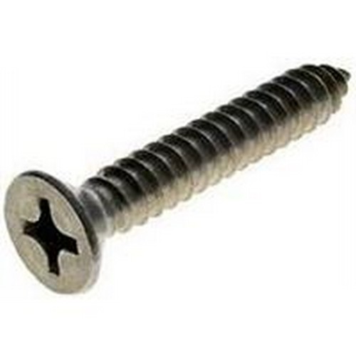 SCREW, SELF TAPPER, 12G X 1-1/4" CSK GRADE 316 S/S