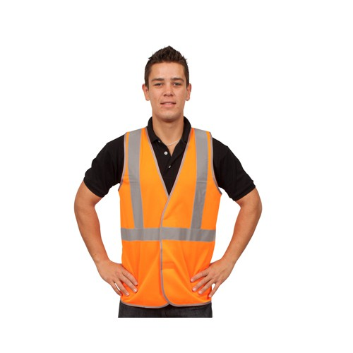 100018486_41351.PNG SAFETY VEST, ORANGE, DAY/NIGHT USE, MED