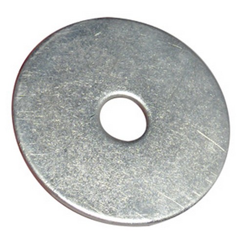 WASHER, MUDGUARD, ZINC, 1/2" X 2"