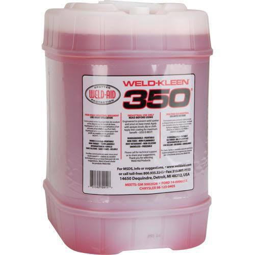 100020653_23889.JPG ANTISPATTER, 18.9 LTR, WELD-KLEEN 350, NON TOXIC, BIODEGRADEABLE