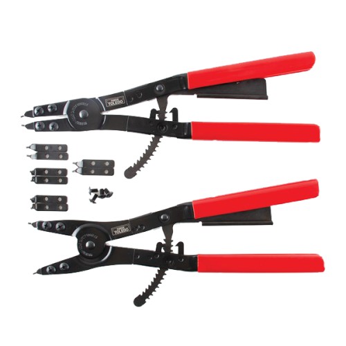 TOLEDO CIRCLIP PLIER SET HD 400MM 14PCE