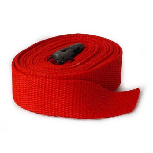 STRAP TRANSPORT, 25MM X 2.5MTR, RED