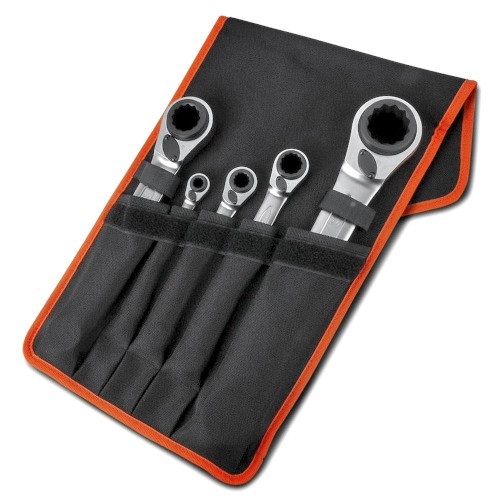 SPANNER SET, RATCHET 8-36MM 5 PCE, BAHCO