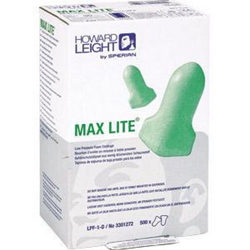EARPLUGS, MAX-LITE, GREEN REFILL (PK OF 500 PAIRS)