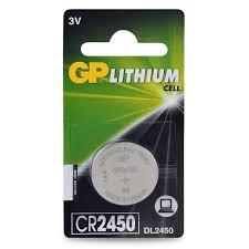 BATTERY, 3V COIN CELL, CR2450