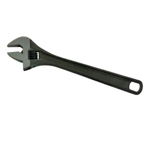 ADJUSTABLE WRENCH, 450MM (18") BLACK, SIDCHROME