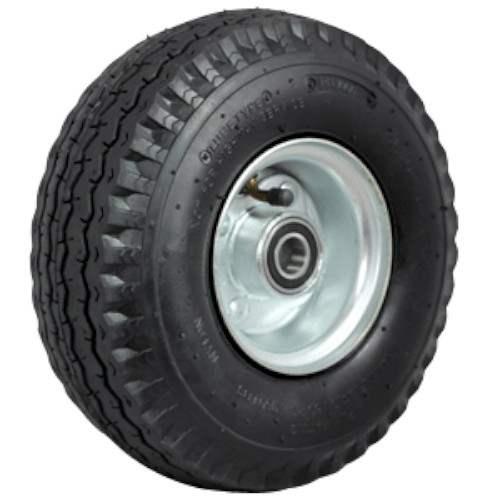 260MM STEEL CENTRED PNEUMATIC WHEEL 3/4" AXLE DIAMETER (PN1066-75BB)