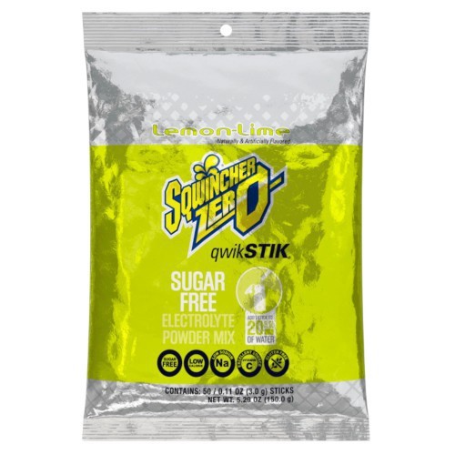 SQWINCHER QWIK STIKS, LEMON LIME (50 STIKS)