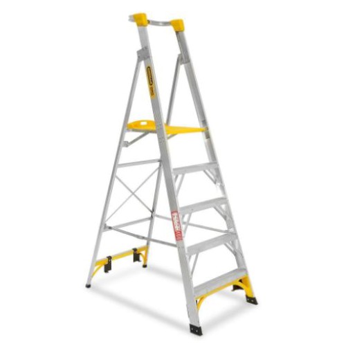 STEP LADDER, PLATFORM, 1.5M ALUMINIUM