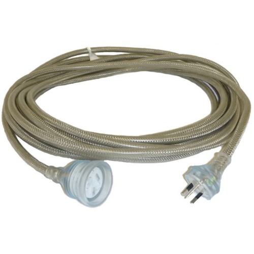 100034642_26121.JPG EXTENSION LEAD, 15A X 10M, BRAIDED (SILVER)