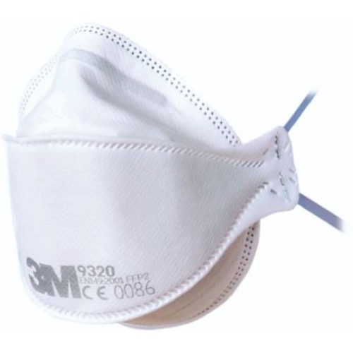 RESPIRATOR, P2 NON VALVE, 9320A+, 3M (BOX OF 20)