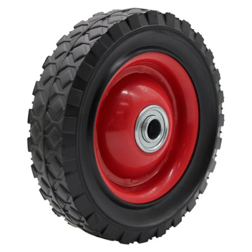 150MM SEMI PNEUMATIC RUBBER TYRED WHEEL 1/2" AXLE DIAMETER (SP6663-50)