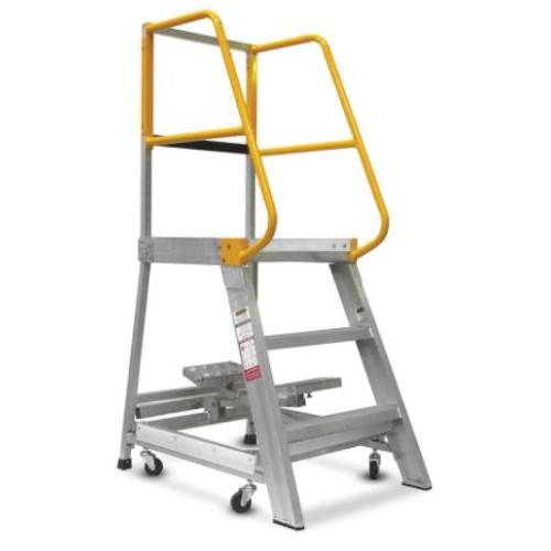 100037995_36125.JPG LADDER, ORDER PICKING, 200KG 0.9MT ALUM, COMES AS FLAT PACK