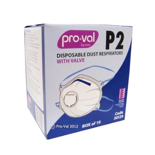 100038201_90584.jpeg RESPIRATOR, DISPOSABLE, MASK P2 VALVED (PACK 10)