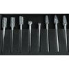 BURR SET, 8 PCE, 1/8" SHANK