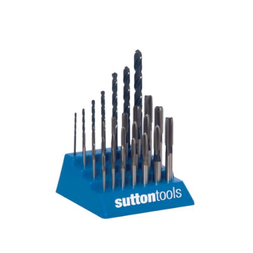 TAP AND DRILL BIT SET, 28 PCE M3-M12
