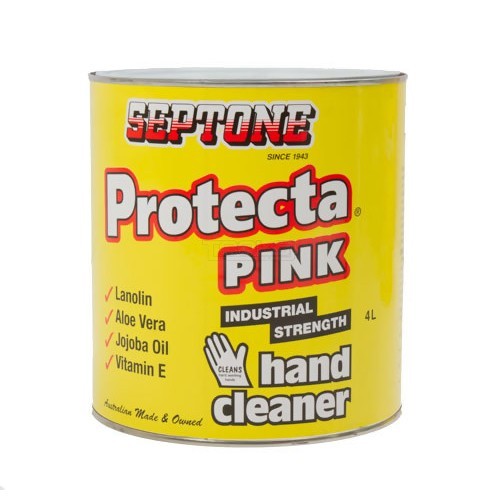 HAND CLEANER, PROTECTA PINK, 4 LTR WITH LANOLIN, SEPTONE