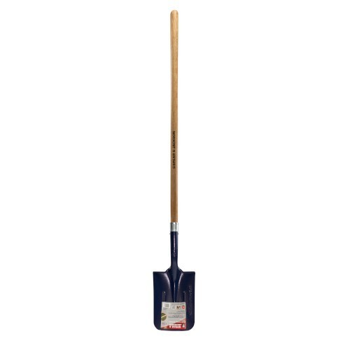 100044643_10866.jpg POST HOLE SHOVEL, TIMBER HANDLE